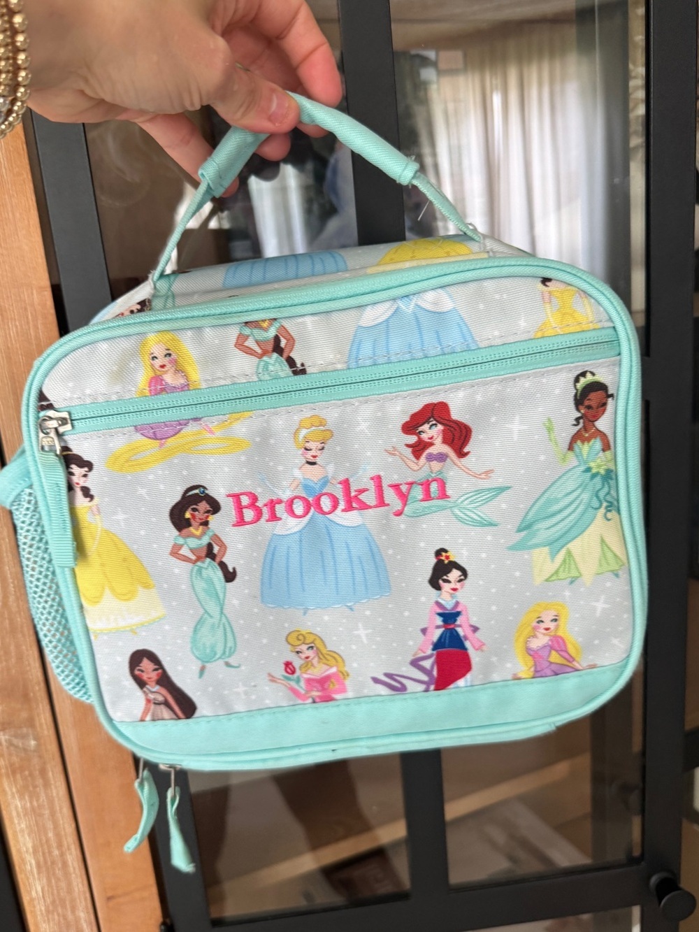 Pottery Barn Kids Disney princesses lunch box Brooklyn personalized mackenzie